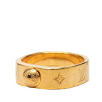 Louis Vuitton Monogram Bague Nanogram Ring S Gold Plated — view 2
