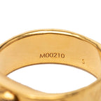 Louis Vuitton Monogram Bague Nanogram Ring S Gold Plated — view 4