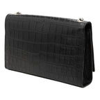 Saint Laurent YSL Monogram Classic Kate Croco Shoulder — view 2
