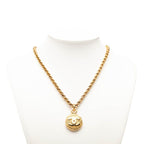 Chanel Vintage CC Logo Rogue Chain Necklace Gold Plated — view 6