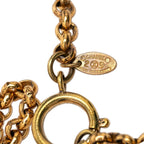Chanel Vintage CC Logo Rogue Chain Necklace Gold Plated — view 5
