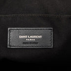 Saint Laurent Logo Shoulder Bag Cross Crossbody Black Leather — view 5