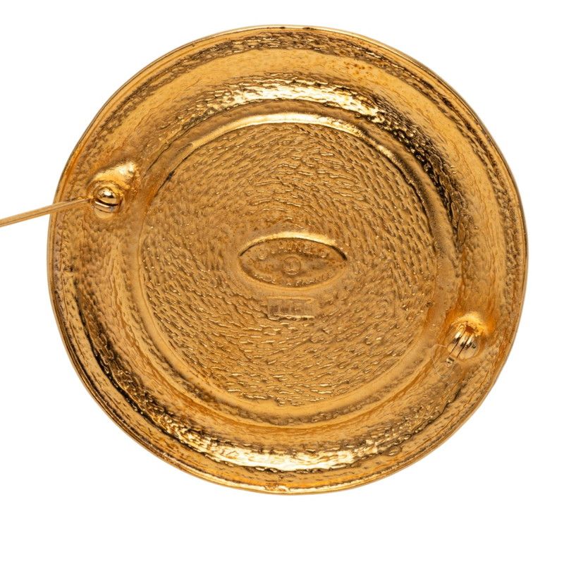 Chanel 31 Rue Cambon Vintage Brooch Gold Plated — view 3