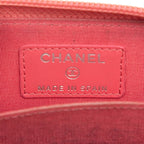 Chanel CC Logo Coin Purse Pink Caviar Leather — view 5