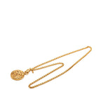 Chanel Vintage CC Logo Mirror Pendant Chain Rogue Gold Plated — view 3