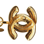 Chanel Quilted CC Logo Log Chain Necklace Gold Plated — view 5