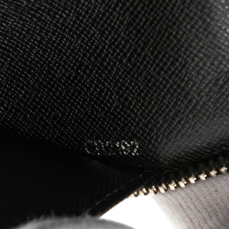 Louis Vuitton Damier Graphite Zippy Organizer Zip Around Wallet Black Leather — view 6