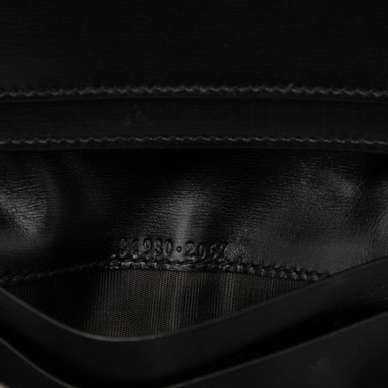 Gucci GG Canvas Card Case Business Holder Black — view 7