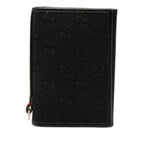 Gucci GG Canvas Card Case Business Holder Black