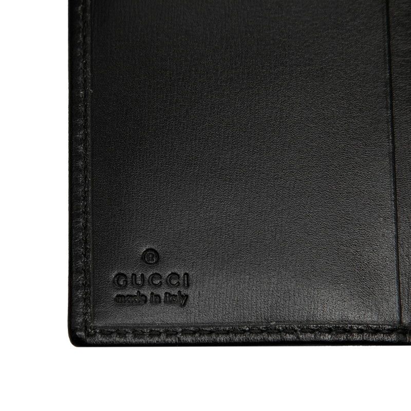 Gucci GG Canvas Card Case Business Holder Black — view 6