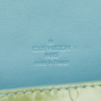 Louis Vuitton Monogram Vernis Thompson Street Shoulder Bag Green Baby Blue — view 8