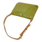 Louis Vuitton Monogram Vernis Thompson Street Shoulder Bag Green Baby Blue — view 4