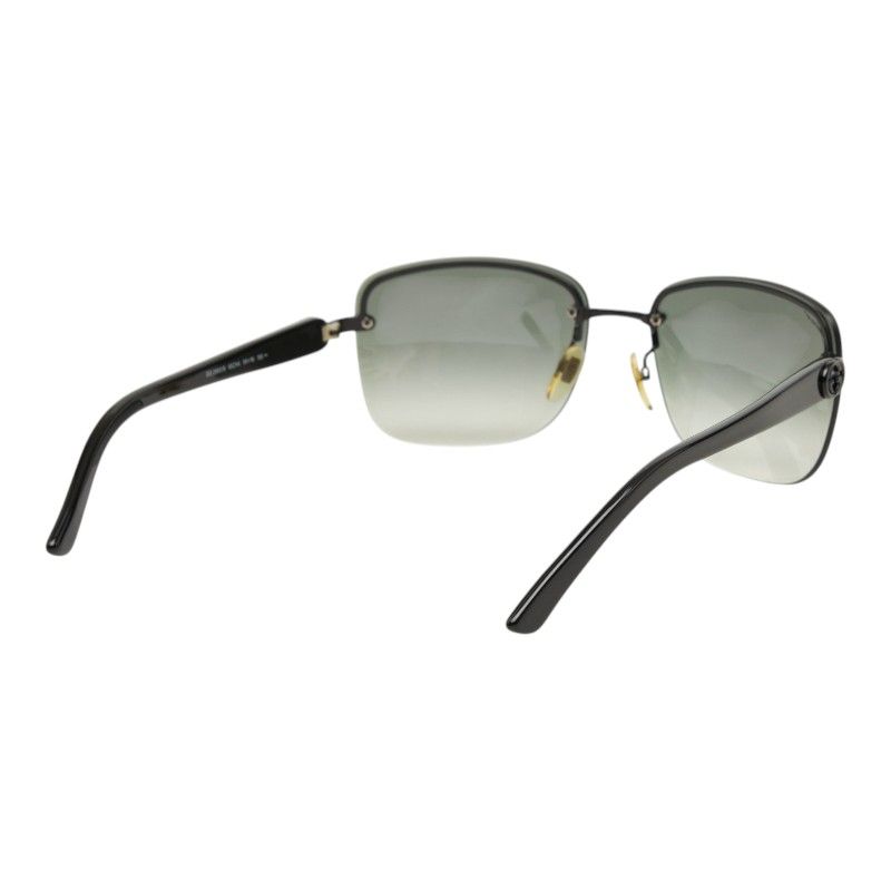 Gucci Interlocking Rimless Sunglasses S Black Acetate Metal 1- Eyewear — view 3