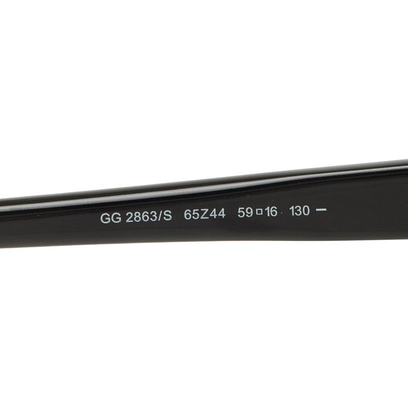 Gucci Interlocking Rimless Sunglasses S Black Acetate Metal 1- Eyewear — view 5