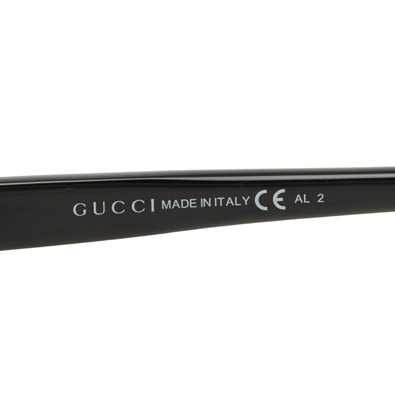 Gucci Interlocking Rimless Sunglasses S Black Acetate Metal 1- Eyewear — view 6