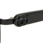 Gucci Interlocking Rimless Sunglasses S Black Acetate Metal 1- Eyewear — view 4