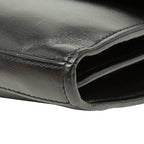 Saint Laurent YSL Logo Crossbody Chain Wallet Shoulder Bag Black Leather — view 4