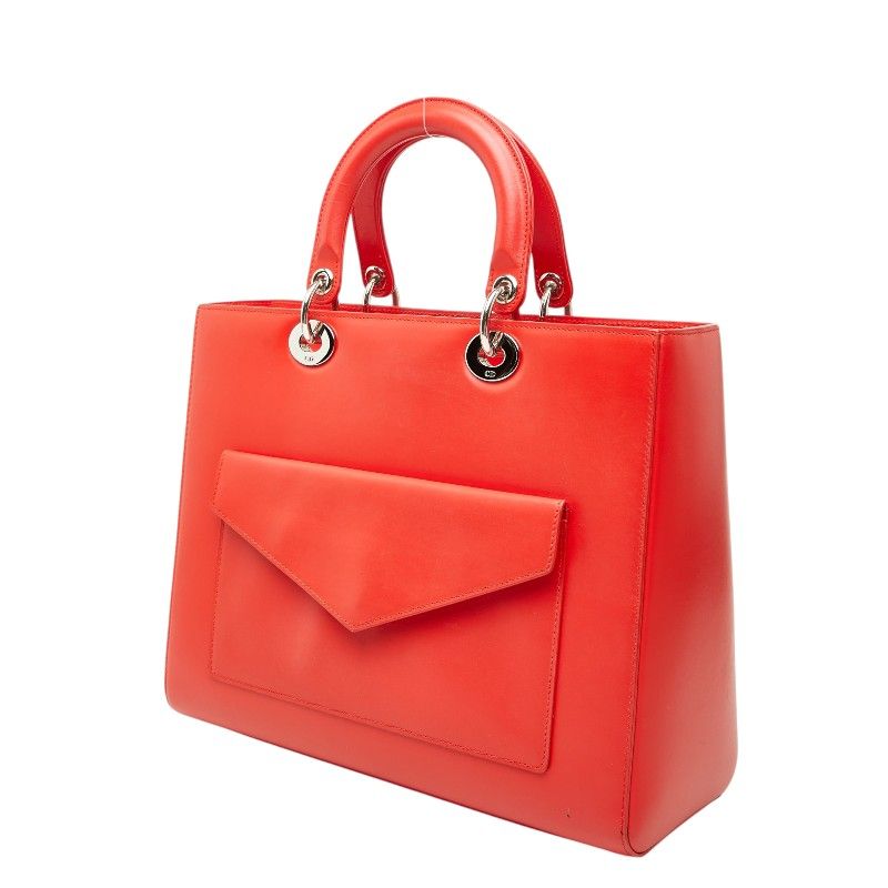 Dior 2-Way Shoulder Bag Red Leather — view 2