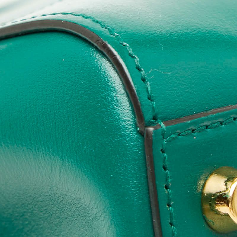 Gucci Jackie Handbag Green Leather — view 7