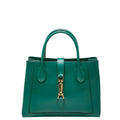 Gucci Jackie Handbag Green Leather