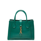Gucci Jackie Handbag Green Leather