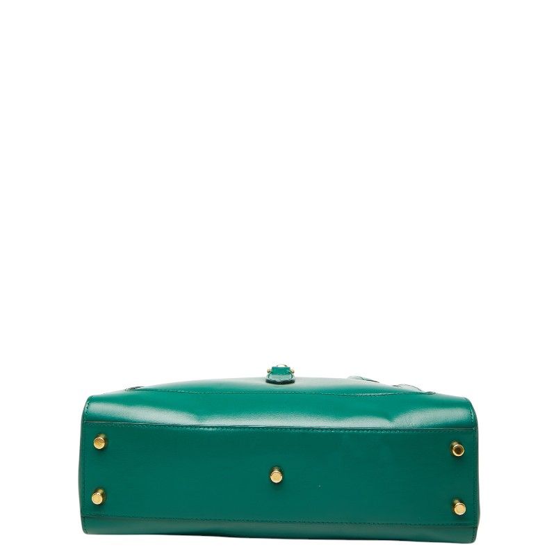 Gucci Jackie Handbag Green Leather — view 3