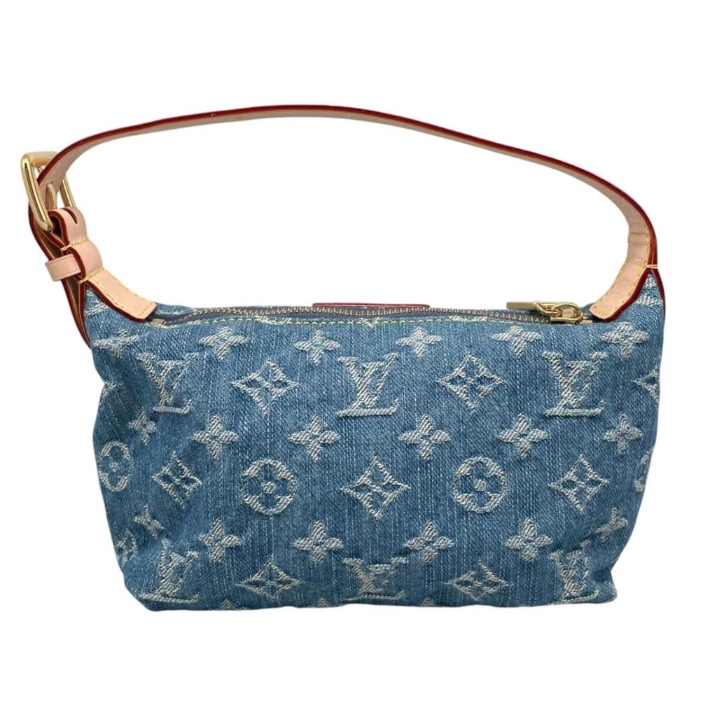 Louis Vuitton Handbag Pochette Hills Monogram Denim Blue — view 2