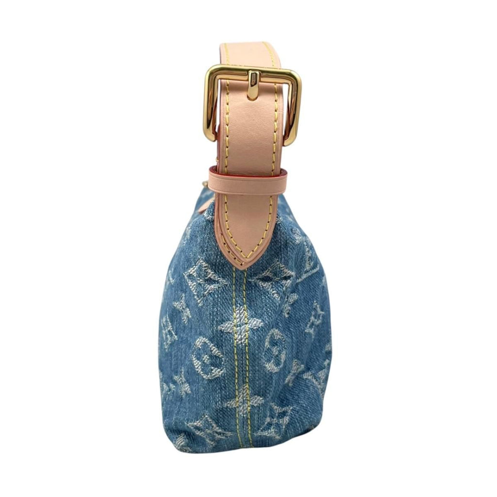 Louis Vuitton Handbag Pochette Hills Monogram Denim Blue — view 3