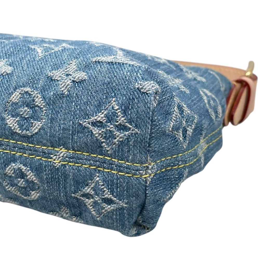 Louis Vuitton Handbag Pochette Hills Monogram Denim Blue — view 7