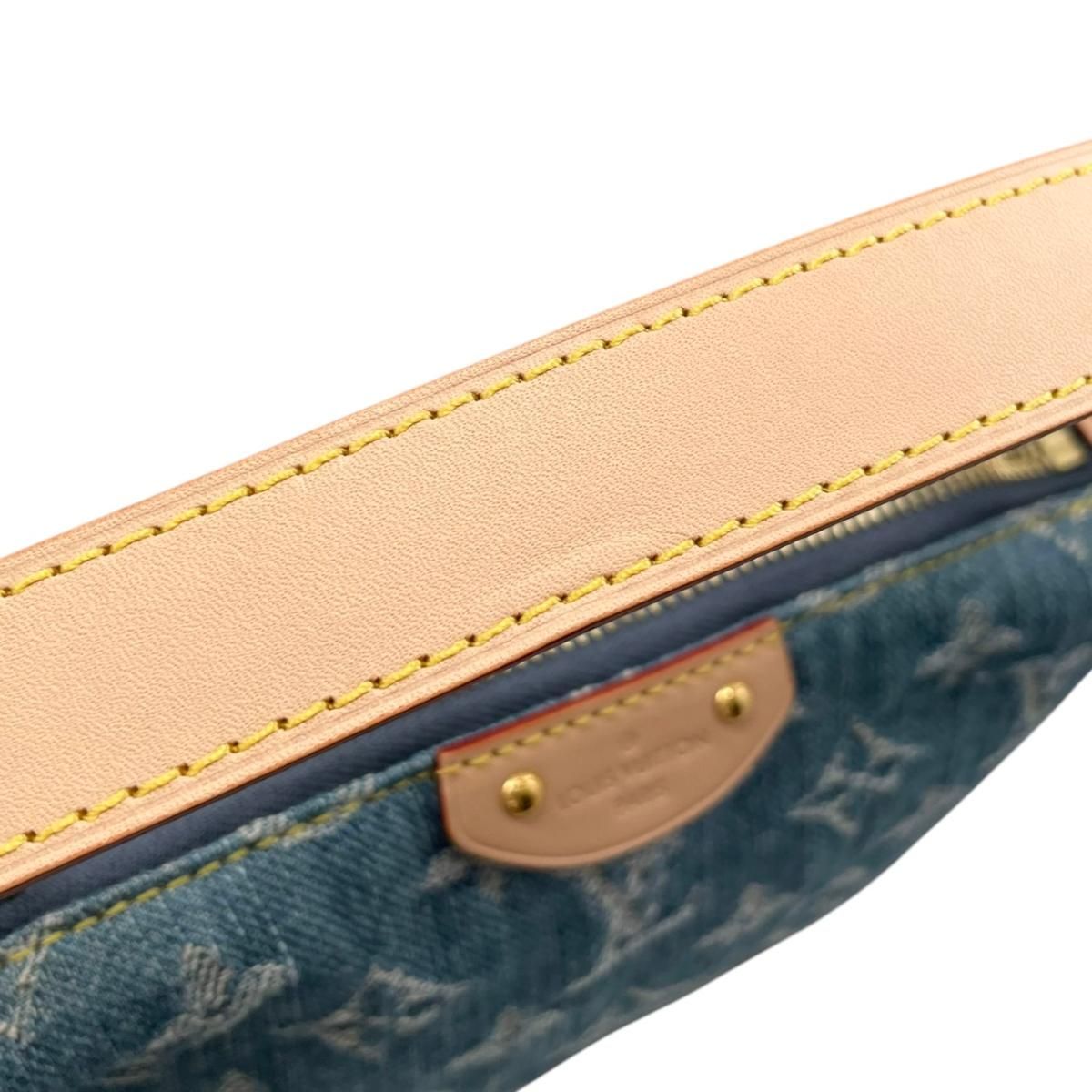 Louis Vuitton Handbag Pochette Hills Monogram Denim Blue — view 9