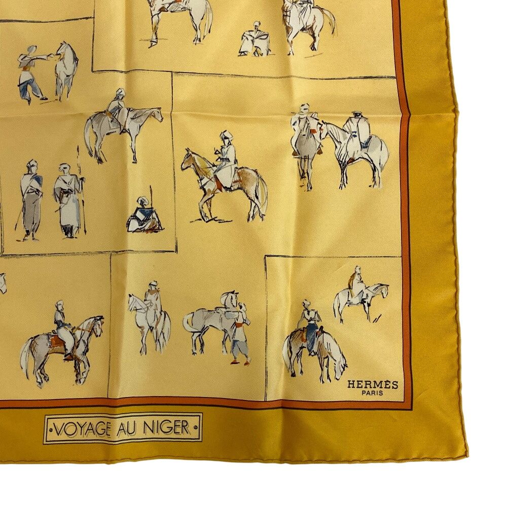 Hermes Carre 45 Voyage AU Niger Journey to Scarf — view 5