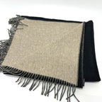 Hermes Scarf Logo Series Cashmere Black — view 4