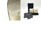 Saint Laurent Paris Wallet Cassandra Chez Blanc Bicolor Leather White — view 9