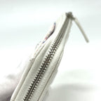 Chanel Coin Case CC Logo Fragment Caviar Leather White — view 6