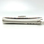 Chanel Coin Case CC Logo Fragment Caviar Leather White — view 5