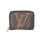 Louis Vuitton Monogram Giant Zippy Coin Purse Brown