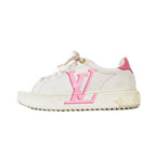 Louis Vuitton Time Out Sneaker Rose Out Line Sneakers 37.5 White