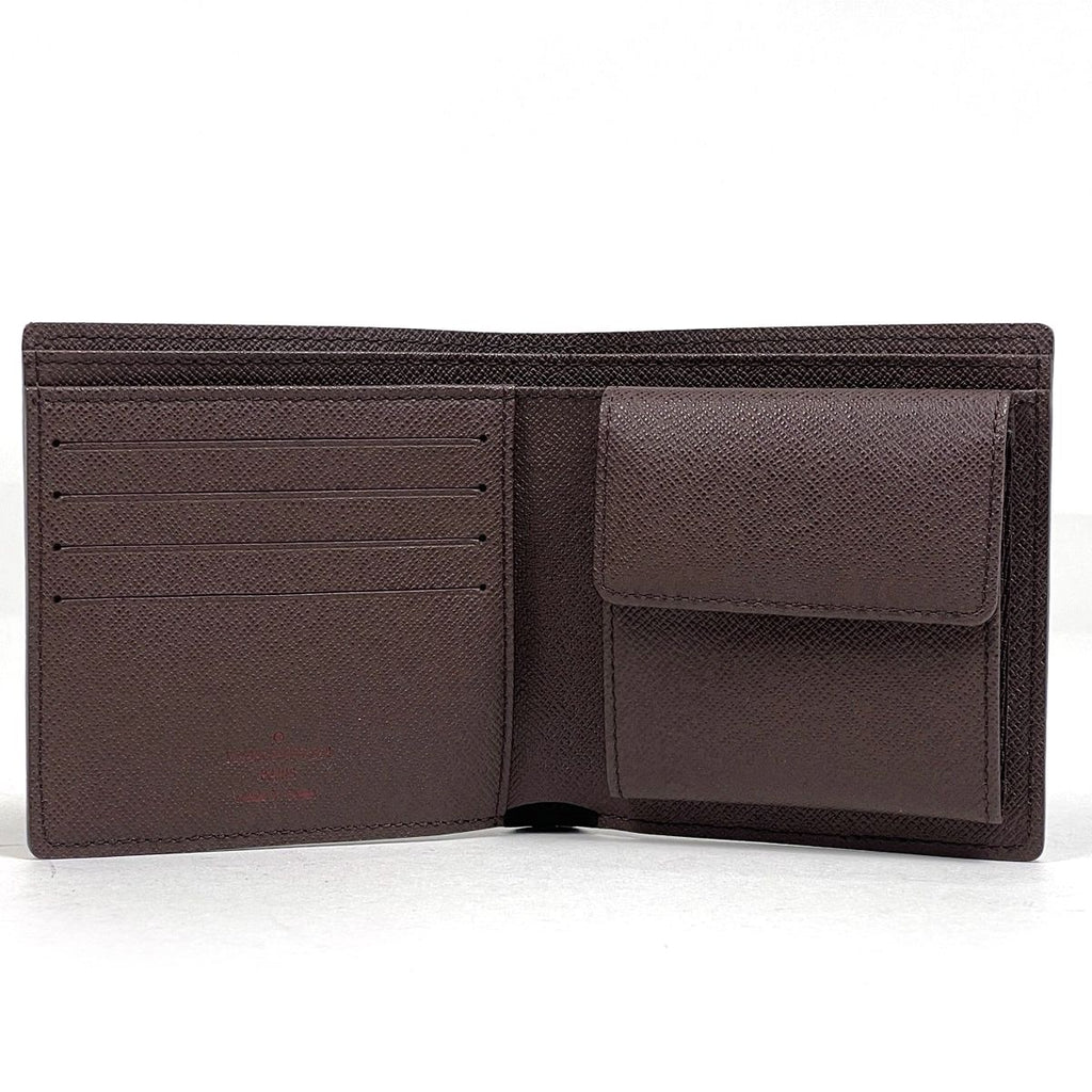 Louis Vuitton Portefeuille Marco Bifold Wallet Damier Brown — view 6