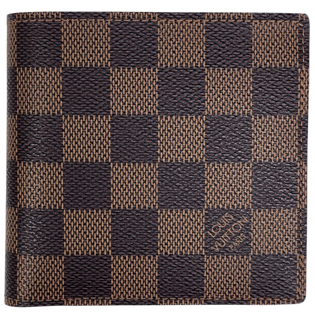 Louis Vuitton Portefeuille Marco Bifold Wallet Damier Brown