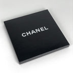 Chanel CC Logo Scarf Camellia Silk Black Multicolor — view 5