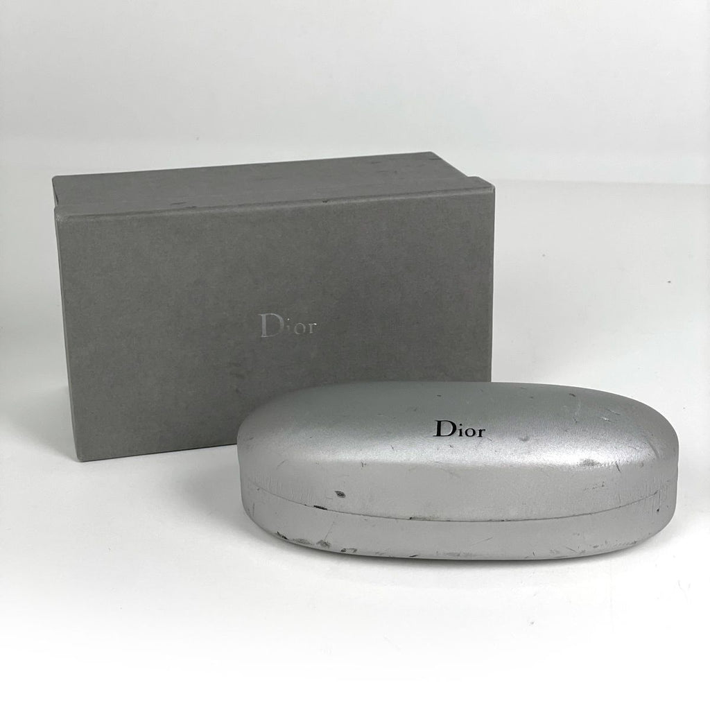 Dior Logo Sunglasses Eyewear Metal Silver — view 6