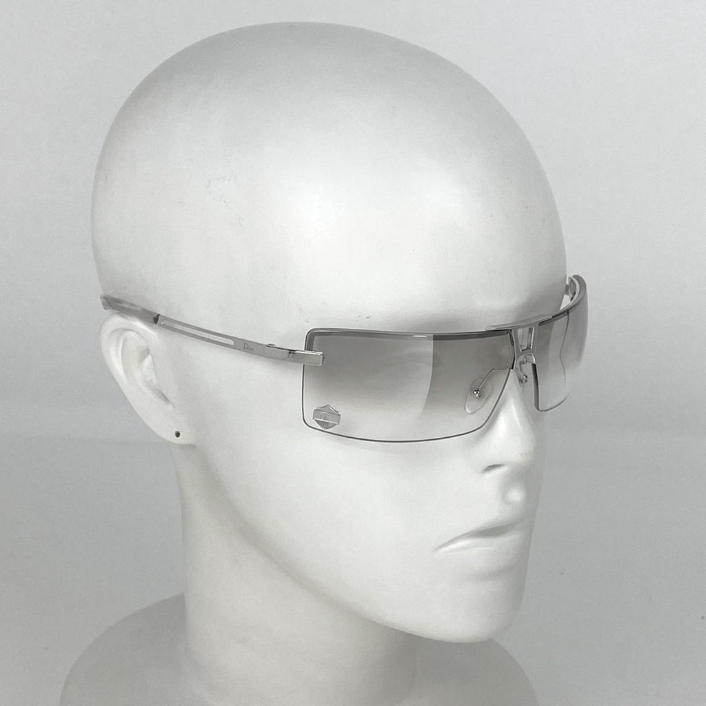 Dior Logo Sunglasses Eyewear Metal Silver — view 5