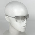 Dior Logo Sunglasses Eyewear Metal Silver — view 5