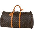 Louis Vuitton Keepall 60 Boston Bag Monogram Brown