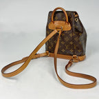 Louis Vuitton Mini Montsouris Backpack Monogram Brown — view 2