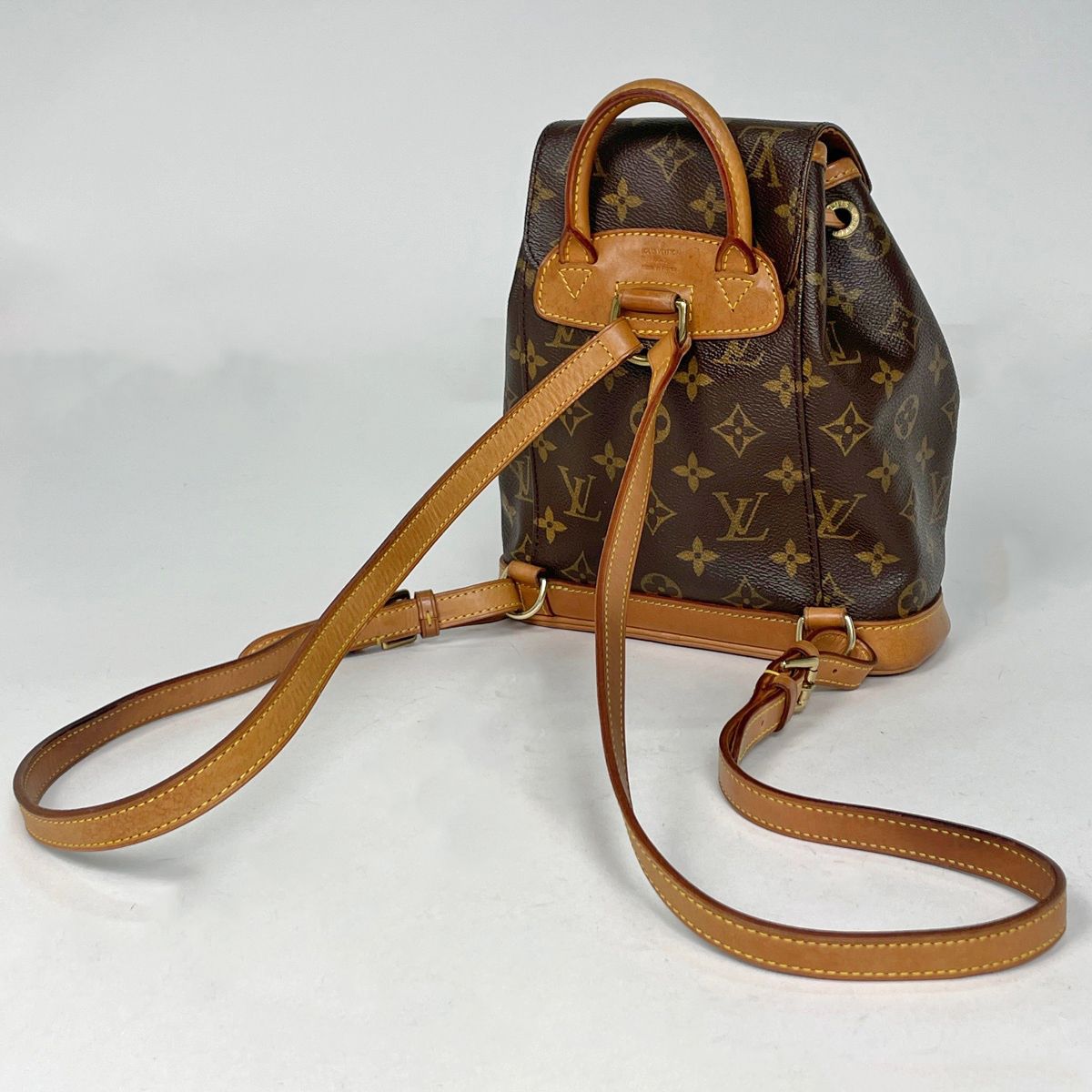 Louis Vuitton Mini Montsouris Backpack Monogram Brown — view 2