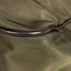 Prada Logo Shoulder Bag Khaki Nylon Green Beige — view 3