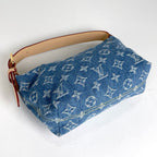 Louis Vuitton Pochette Hills Handbag Monogram Denim Blue — view 2
