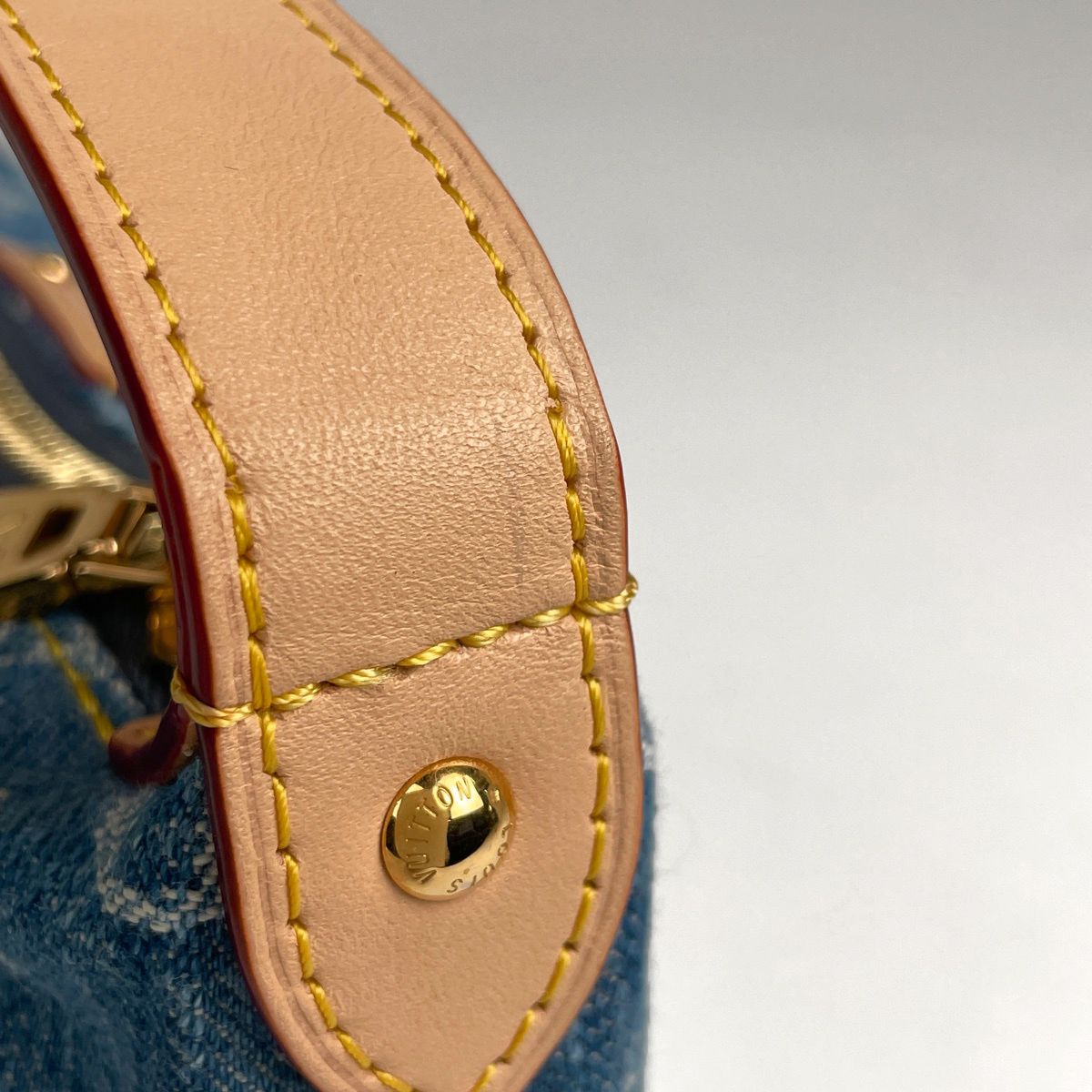Louis Vuitton Pochette Hills Handbag Monogram Denim Blue — view 5