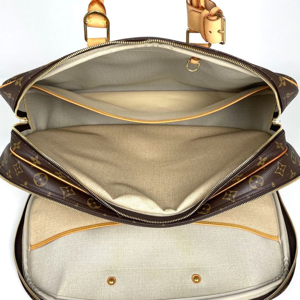 Louis Vuitton Alize Earl Van Quatre 2-Way Boston Bag Monogram Brown — view 8